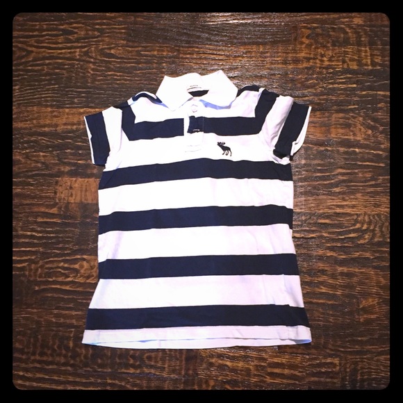 abercrombie kids Other - Abercrombie Kids Navy and White Striped Shirt - XL